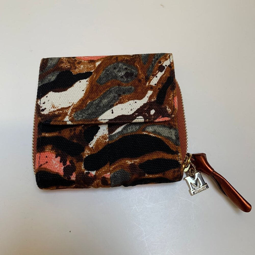 BNWT Missoni Fabric and Leather Compact Wallet